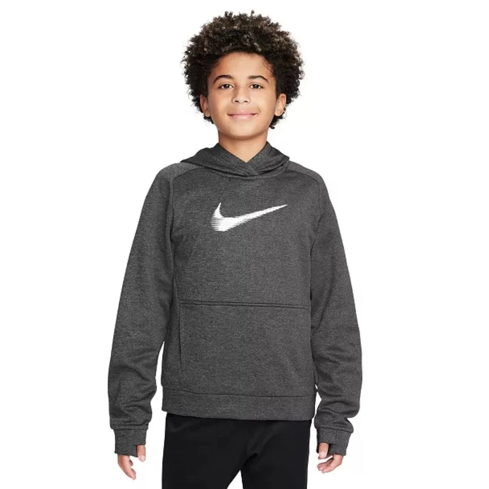 Nike Big Kids Therma‎ Multi+ Pullover Training Hoodie - Size M